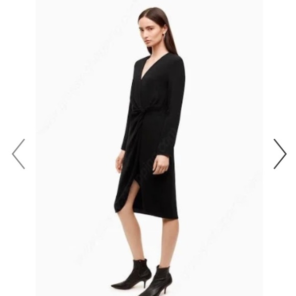 Aritzia Babaton Tadao Black Twist Front - Picture 3 of 6